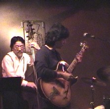 Photo: Tsutomu Okada(b) & Yoshiaki Masuo(g) at Body&Soul 